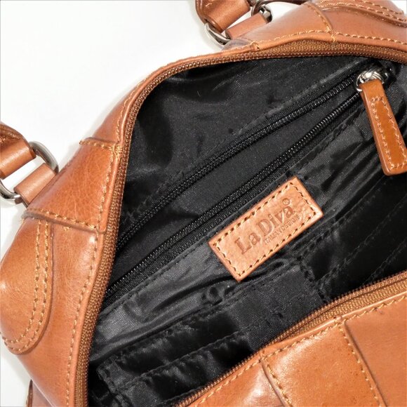 La Diva Tan Satchel/Bag - Picture 6 of 11